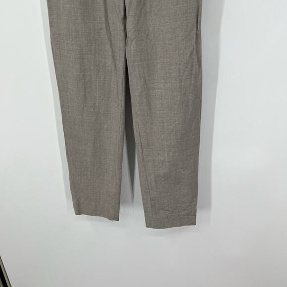 Babaton Aritzia High Rise Gray Wool Blend Pull On Trouser Pants - Picture 3 of 8